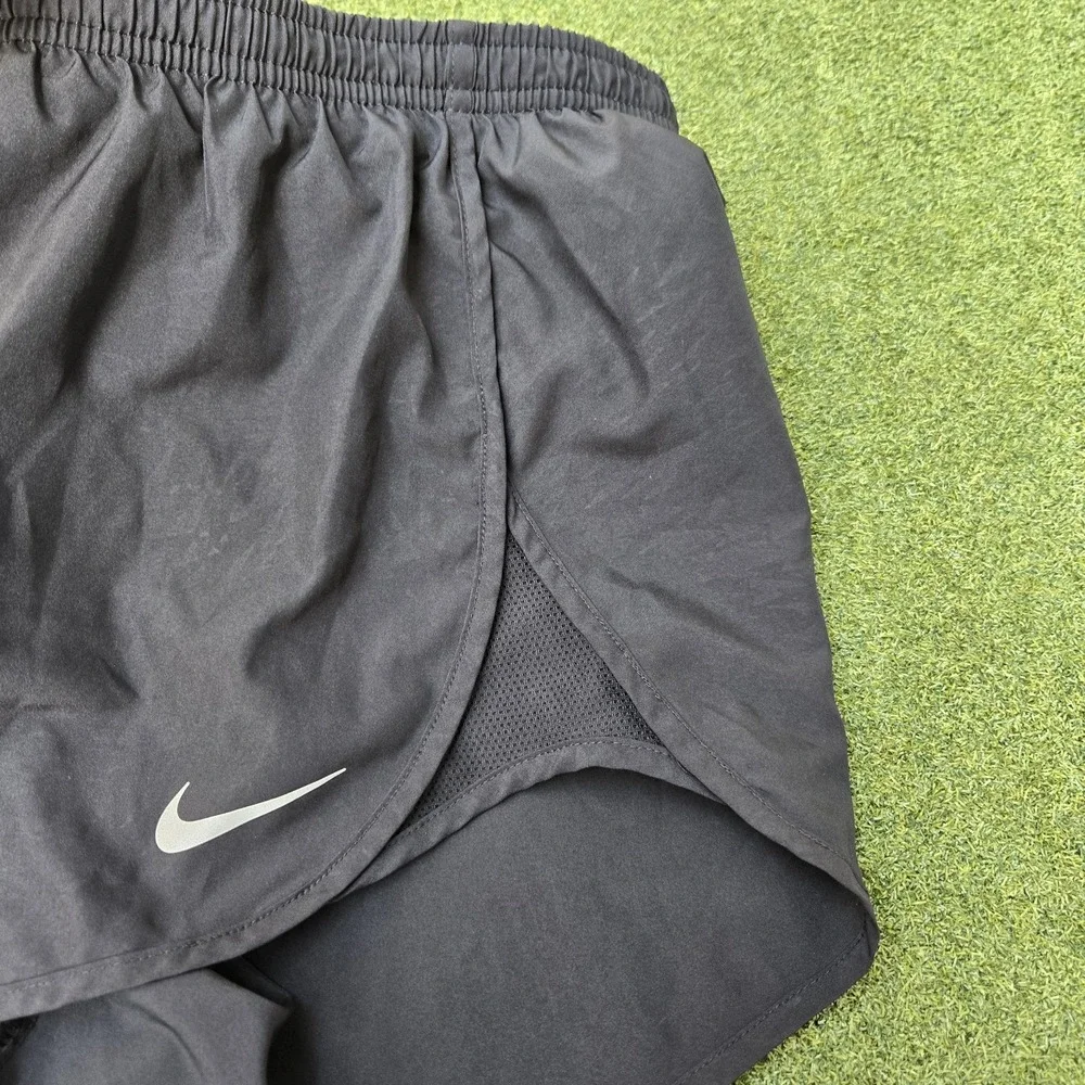 Nike Dri-Fit Modern Tempo Lined Running Shorts Black Women's Medium M